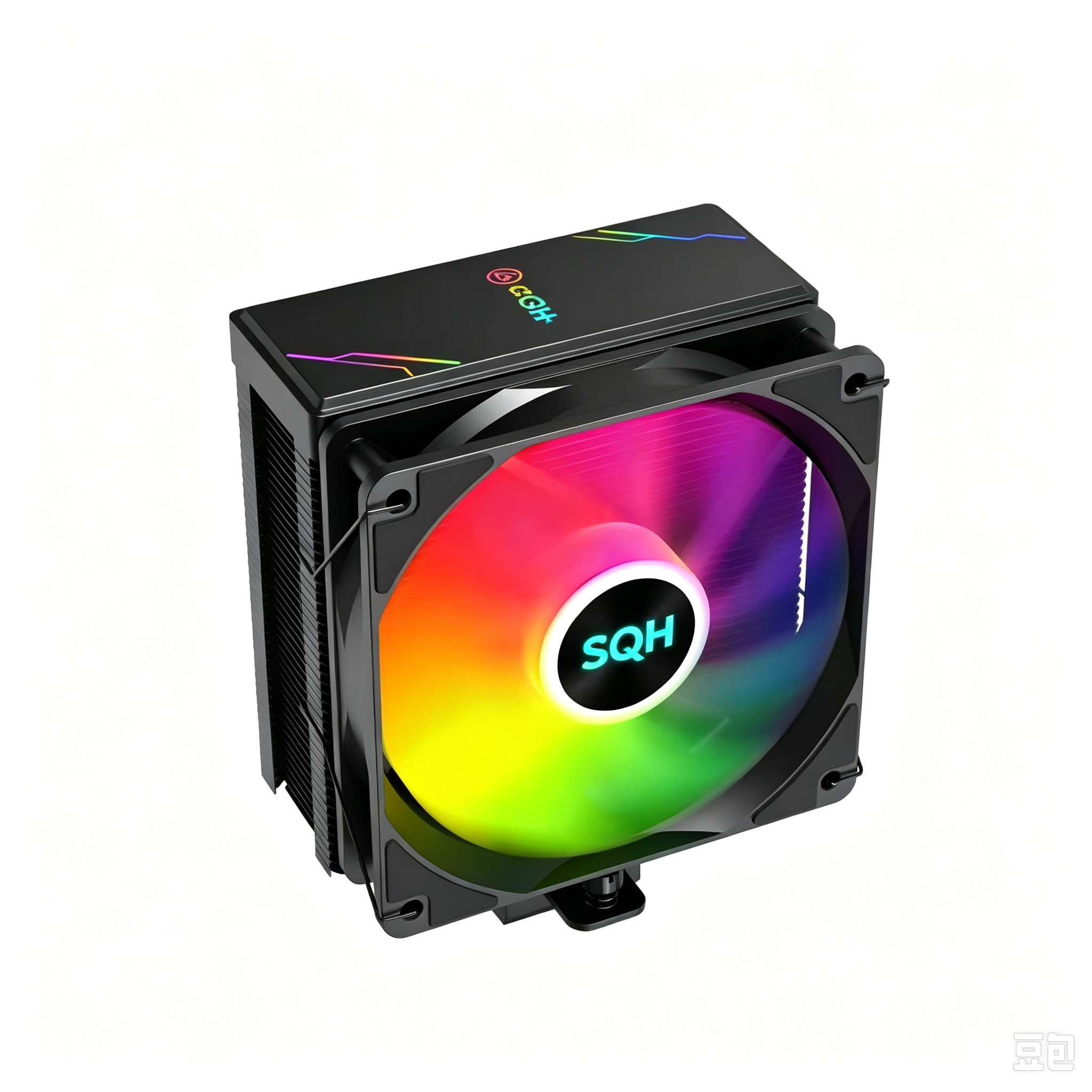 SQH-B002-12025 4-Heatpipe RGB Top Cover