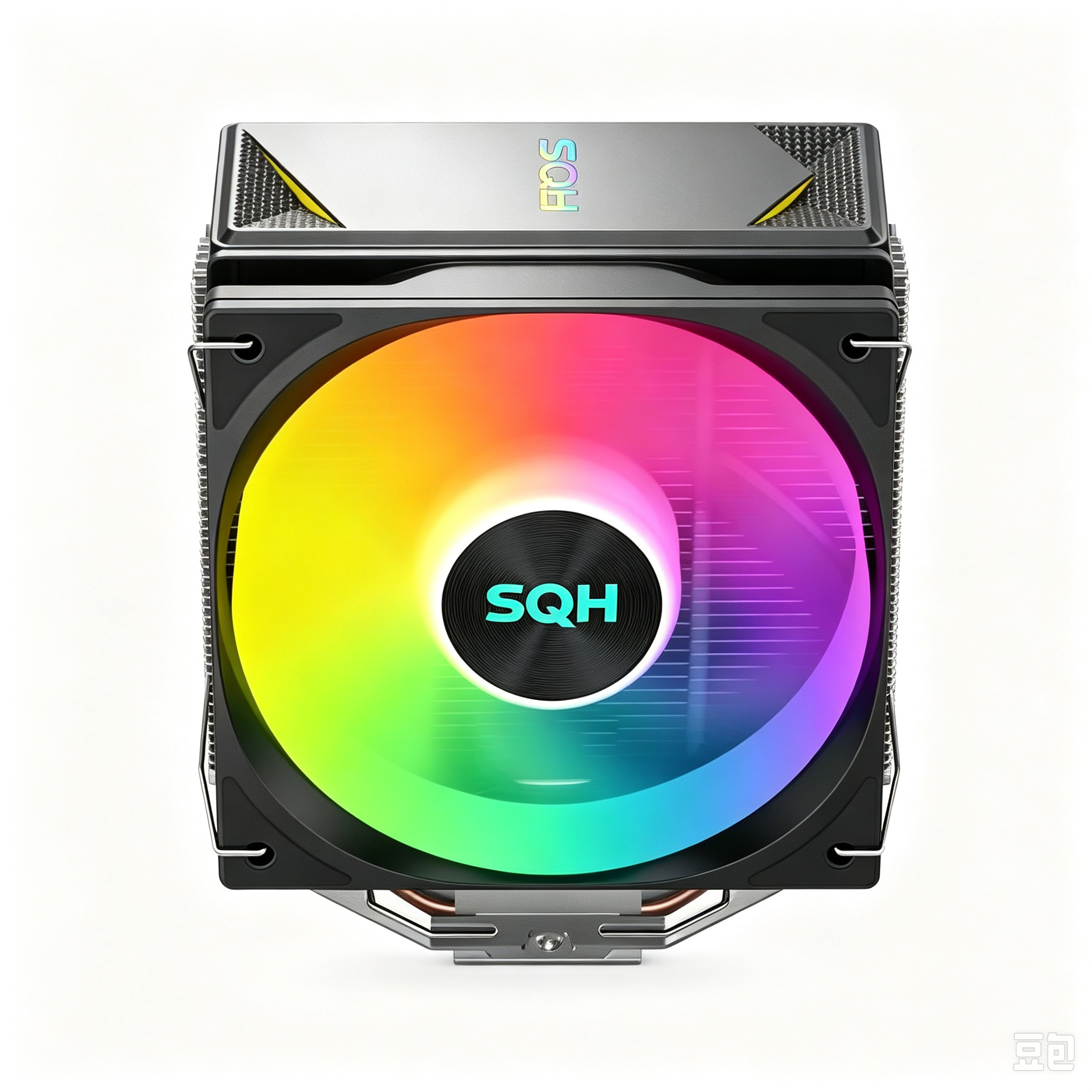 SQH-B003-12025 4-Heatpipe LOGO Top Cover