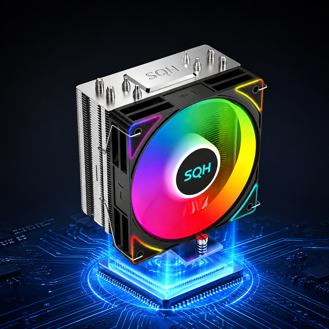 SQH-B005-12025 4-Heatpipe Nickel-Plated 2